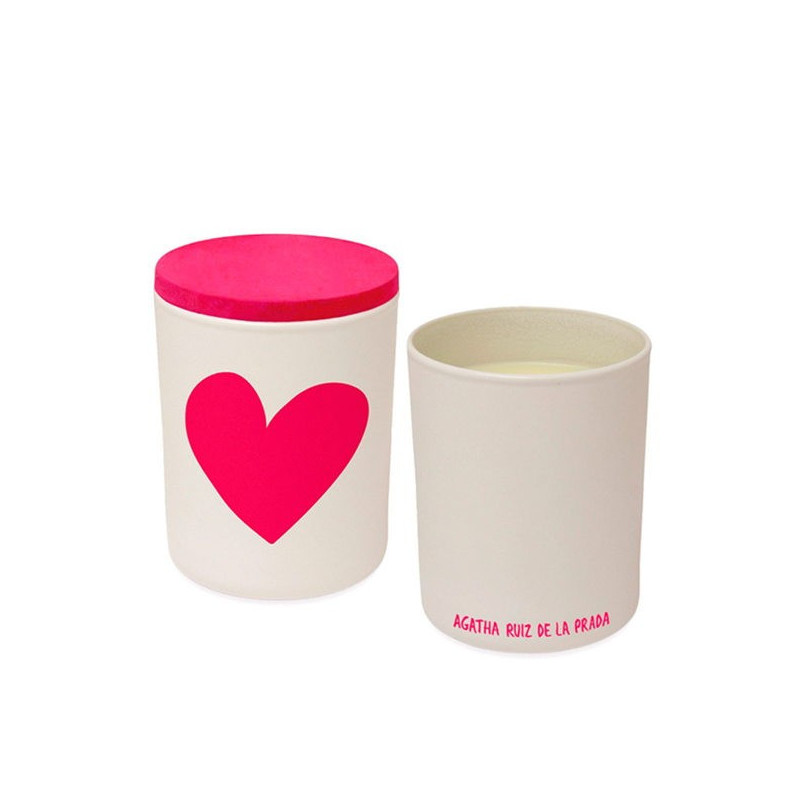 Vela Vaso Perfumada Corazón Agatha Ruiz de la Prada