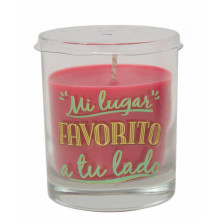Vela Vaso Perfumada Mensaje A Tu Lado