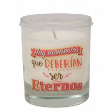 Vela Vaso Perfumada Mensaje Eternos