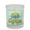 Vela Vaso Perfumada Mensaje Ganas