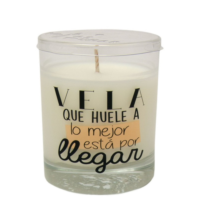Vela Vaso Perfumada Mensaje Lo Mejor