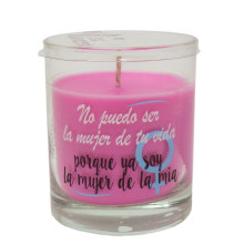 Vela Vaso Perfumada Mensaje Mujeres