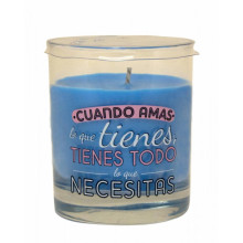 Vela Vaso Perfumada Mensaje Necesitas