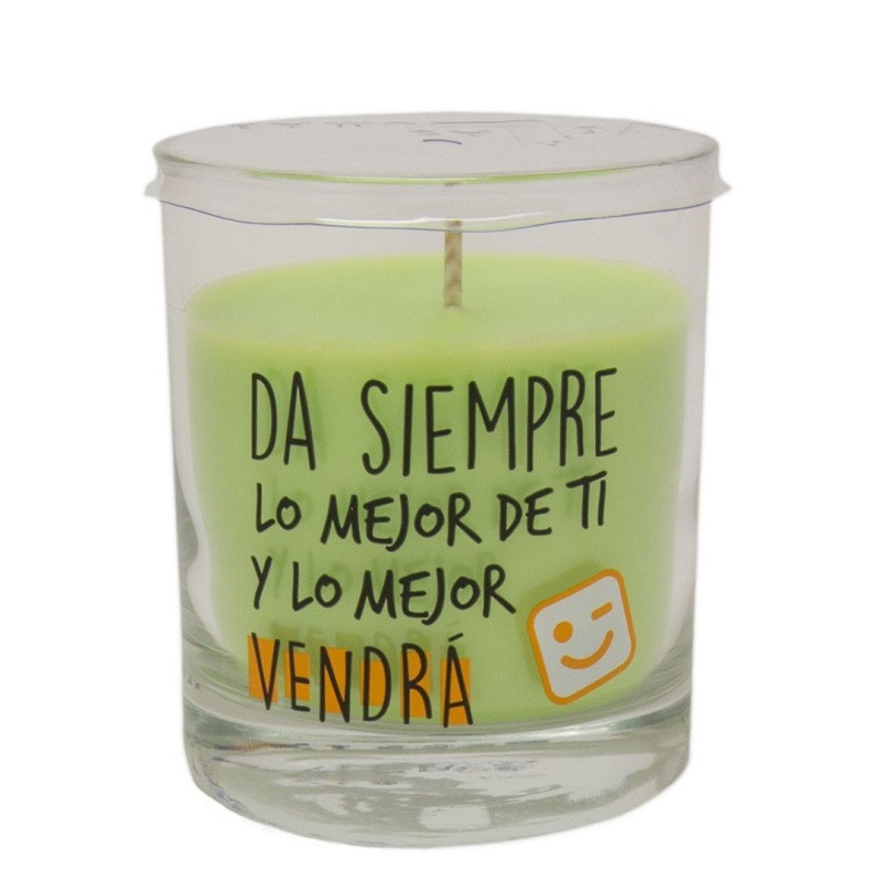 Vela Vaso Perfumada Mensaje Siempre