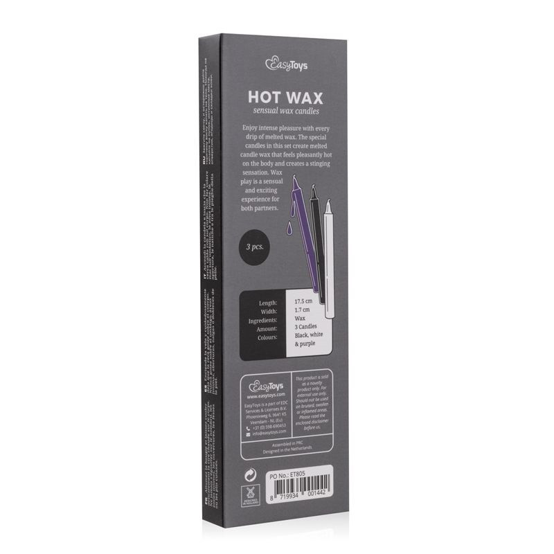 Velas Hot Wax Easy Toys Pack 3 Velas