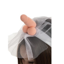 Velo Novia Blanco Con Pene