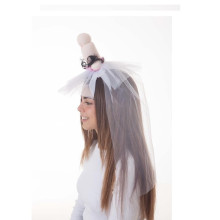 Velo Novia Blanco Pene Con Pelo Kinky Pleasure