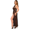 Vestido Largo De Exposed Black Widow