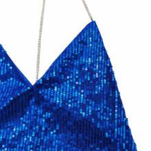 Vestido Lentejuelas Azul