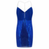Vestido Lentejuelas Azul