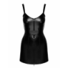 Vestido Noir Handmade Wetlook F320