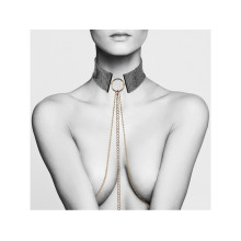 Accesorio Bijoux Cadenas Collar Metálico Negro