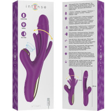 Vibrador con Lengua Oscilante y Succionador Recargable Ateneo Intense