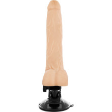 Vibrador De Pilas Base Cock Con Ventosa Regulable 20 cm