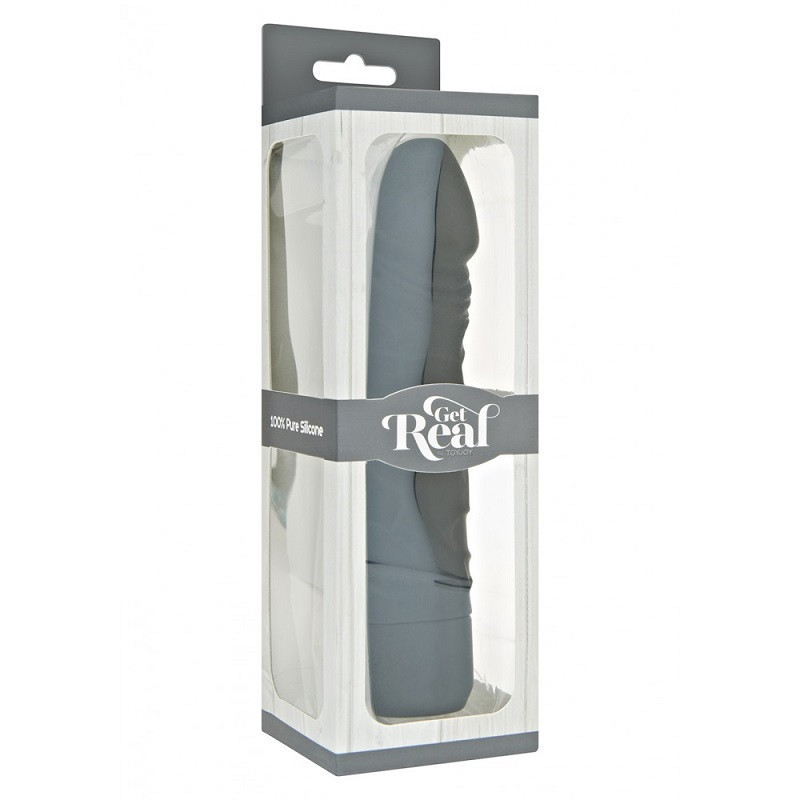 Vibrador De Pilas Get Real Silicona Classic Negro