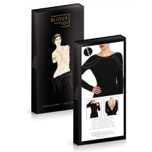 Accesorio Bijoux Cadenas Plateadas Strass a Juego Hombros Mia