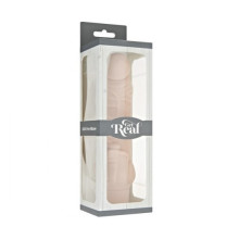 Vibrador De Pilas Get Real Silicona Classic Textura Beis
