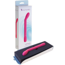 Vibrador De Pilas Masajeador Punto G Lithea Rosa