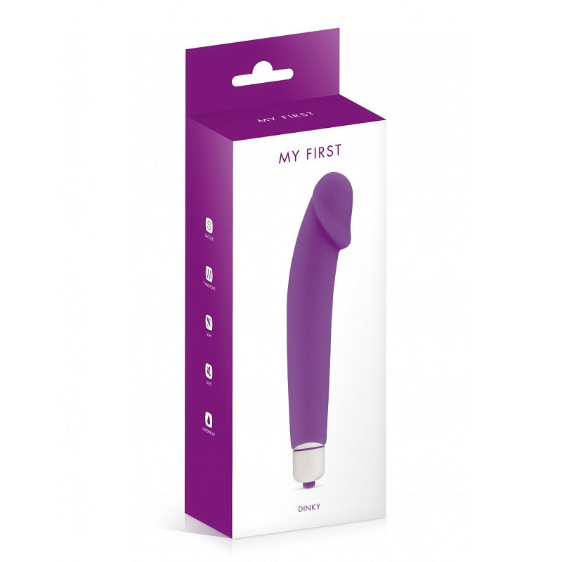 Vibrador De Pilas My First Dinky Morado