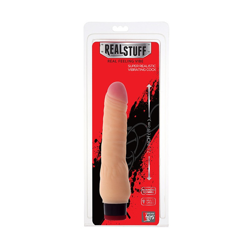 Vibrador De Pilas Realstuff 20628 Loveclone