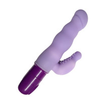 Vibrador Doble Estimulación de Pilas Bubble Bumps