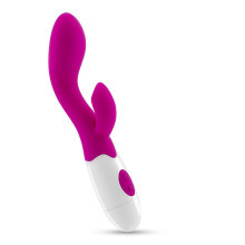Vibrador Doble Estimulación De Pilas Crushious Cherie + Lubricante