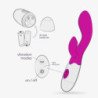 Vibrador Doble Estimulación De Pilas Crushious Cherie + Lubricante