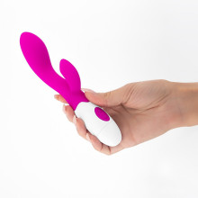 Vibrador Doble Estimulación De Pilas Crushious Cherie + Lubricante