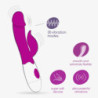 Vibrador Doble Estimulación De Pilas Crushious Mochi + Lubricante