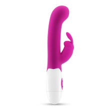 Vibrador Doble Estimulación De Pilas Crushious Rabbit Jigglie + Lubricante
