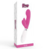 Vibrador Doble Estimulación De Pilas Glossy Rabbit Elvis Rosa