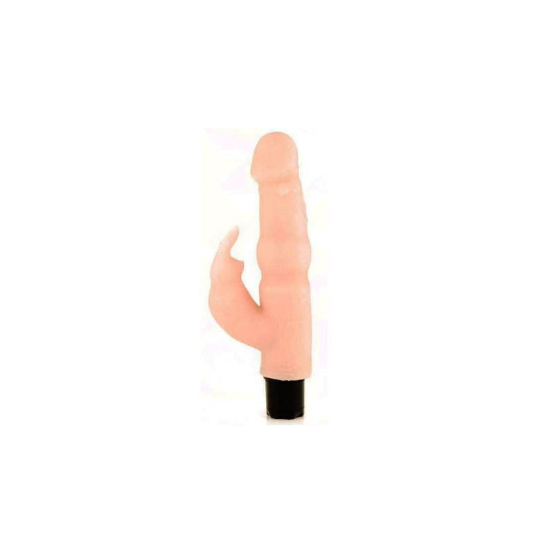 Vibrador Doble Estimulación De Pilas Naughty Bunny