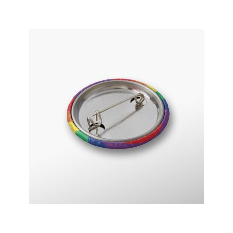 Accesorio Chapa 60 mm. Multicolor Orgullo LGTBI