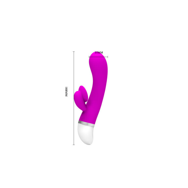 Vibrador Doble Estimulación De Pilas Pretty Love Bert