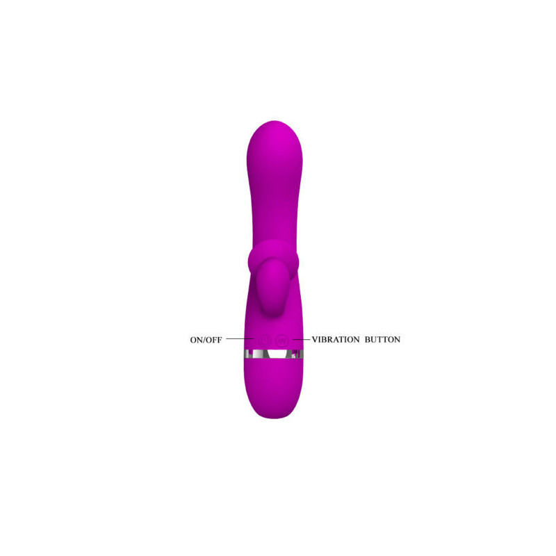 Vibrador Doble Estimulación De Pilas Pretty Love Bert