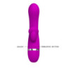 Vibrador Doble Estimulación De Pilas Pretty Love Bert