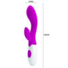 Vibrador Doble Estimulación De Pilas Pretty Love Brighty