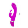Vibrador Doble Estimulación De Pilas Pretty Love Freda