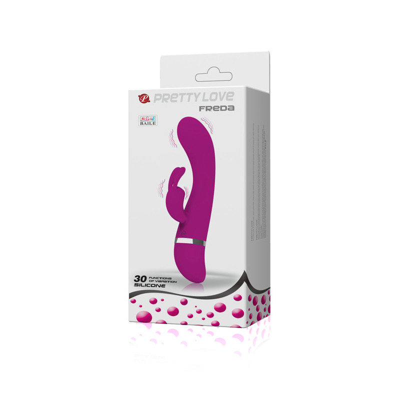 Vibrador Doble Estimulación De Pilas Pretty Love Freda