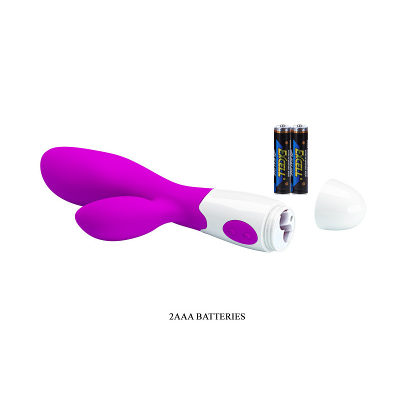 Vibrador Doble Estimulación De Pilas Pretty Love Newman