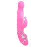 Vibrador doble Estimulación De Pilas Rabbit Purrfect Silicona 20956