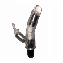 Vibrador Doble Estimulación De Pilas Slider Bendable