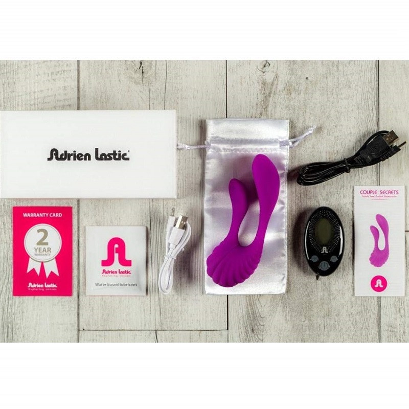 Vibrador Doble Estimulación Recargable Control Remoto Couples Secrets + Mini LRS Control