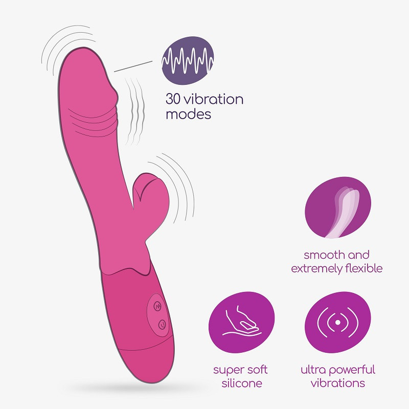Vibrador Recargable Crushious Blossoms + Lubricante