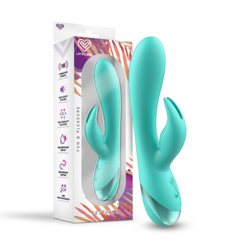 Vibrador Doble Estimulación Recargable Festival