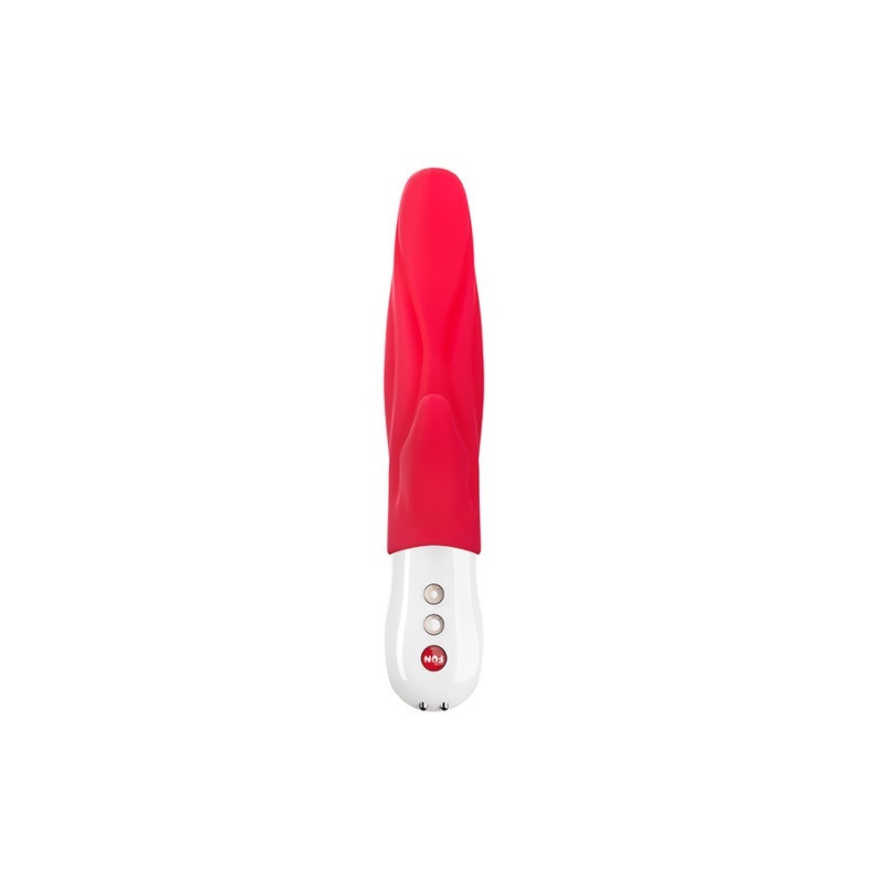 Vibrador Doble Estimulación Recargable Fun Factory Lady Bi CnC Rojo
