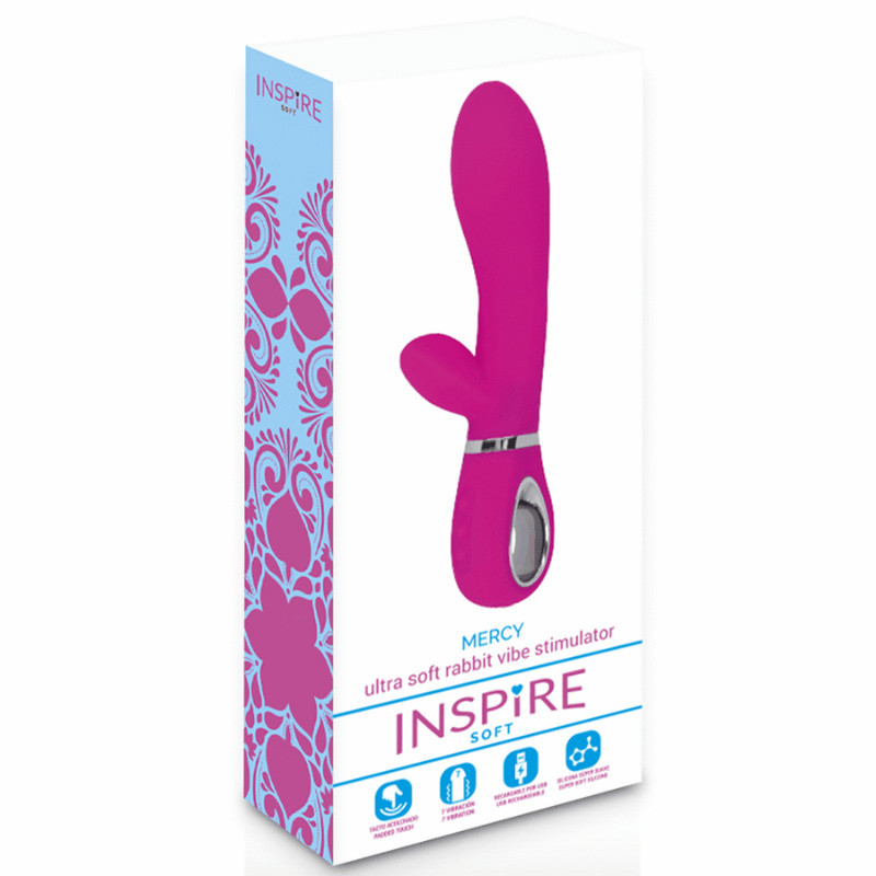 Vibrador Doble estimulación Recargable Inspire Soft Mercy