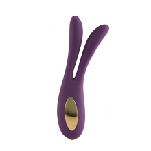 Vibrador Doble Estimulación Recargable Luz Flare Bunny