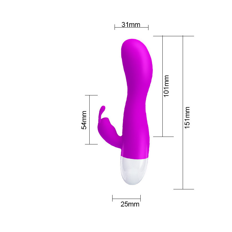 Vibrador Doble Estimulación Recargable Pretty Love Kyle