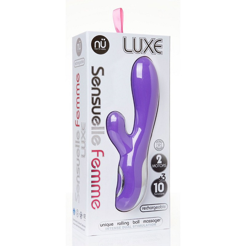 Vibrador Doble Estimulación Recargable Rabbit Sensuelle Femme Luxe